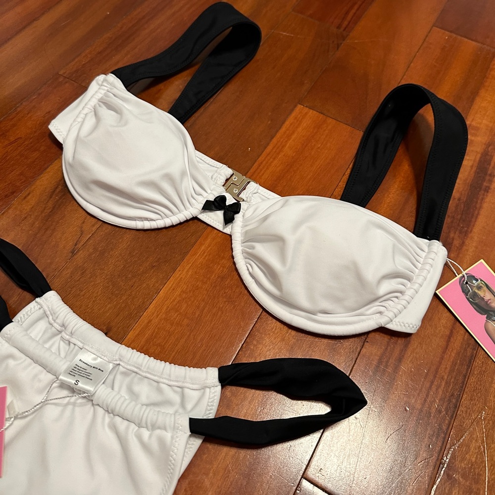 strawberry milk mob tuxedo top + bottom